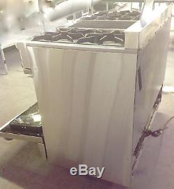 Capital Equip Commercial 48 Stainless Steel Range 2 Ovens, 6 Burners & Grill