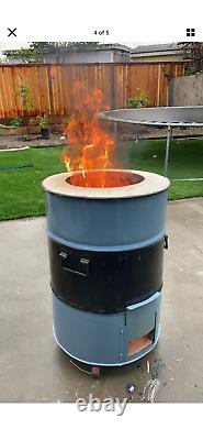 Catering / Backyard Tandoori Oven 23 Diameter, 36 tall, preinstalled wheels