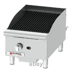 Cecilware Pro Ccp15 15 One Burner Gas Charbroiler Chargrill- 40,000 Btu