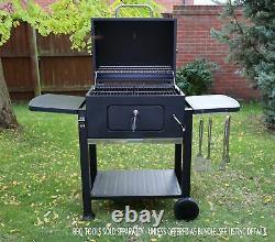 Charcoal Barbecue BBQ Grill Smoker Plus Cover And Free Tools