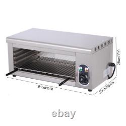 Cheese Melter Electric Salamander Broiler Restaurant Kitchen BBQ Gril 2000W NEW