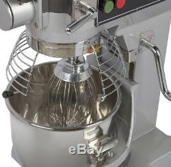 Chef's Exclusive Commercial All Purpose Planetary Stand Mixer 10 Qt 1/2 HP
