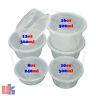 Clear Plastic Quality Containers Round Tubs With Lids Microwave Food Safe Takeaway