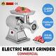 Commercial 1.5hp Electric Meat Grinder 1100w Stainless Steel Meat Mincer