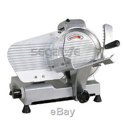 Commercial 10 Blade Deli Meat Slicer 240w 530RPM Food Cheese Electric slicer