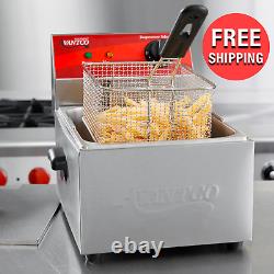 Commercial 10 lb Electric Kitchen Restaurant Countertop Heavy-Duty Deep Fryer