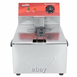 Commercial 10 lb Electric Kitchen Restaurant Countertop Heavy-Duty Deep Fryer