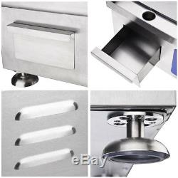 Commercial 1500W 14 Electric Countertop Griddle Flat Top Restaurant Grill BBQ