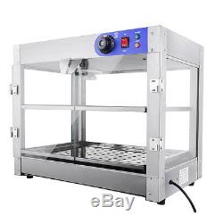 Commercial 24x20x15 inch Pizza Pastry Food Warmer Countertop Display Case
