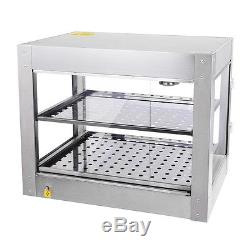 Commercial 24x20x15 inch Pizza Pastry Food Warmer Countertop Display Case