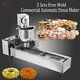 Commercial Automatic Donut Fryer Maker Machine Wide Oil Tank With 3 Sets Free Mold
