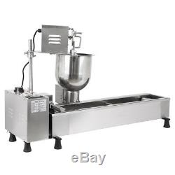 Commercial Automatic Donut Fryer Maker Machine Wide Oil Tank With 3 Sets Free Mold