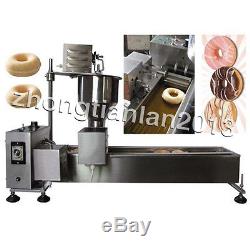 Commercial Automatic Donut Maker Making Machine, Wider Oil Tank, 304 Steel, 1 mold