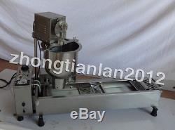 Commercial Automatic Donut Maker, donut Making Machine, Wider Oil Tank, 3 Set Mold