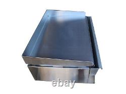 Commercial Countertop Gas Griddle 22 inch Restaurant Flat Top Grill BBQ 2800PA