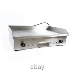 Commercial Electric Countertop Griddle Flat Top BBQ Grill Stainless Steel 4400W