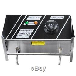 Commercial Electric Fryers 5000W 12L Countertop Dual Tank Restaurant Equipment