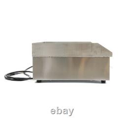 Commercial Electric Grill Griddle Flat Top Grill 3000W Hot Plate BBQ Countertop