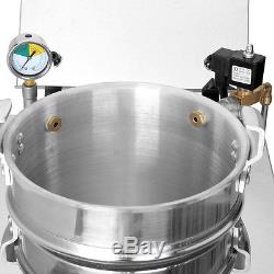 Commercial Electric Pressure Fryer 16L Chicken Fish Veg 2.4KW Stainless