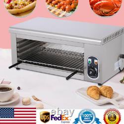 Commercial Electric Salamander Grill Oven Professional Toaster 2KW Cheese Melter