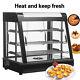 Commercial Food Pizza Heated Display Warmer Cabinet Case Restaurant Food Court