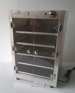 Commercial Food Warmer, HeatMax 19x19x29 Hot Box Pizza Pastry Concession