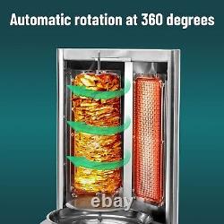 Commercial Gas Broiler Shawarma Machine Vertical Doner Kebab Gyro Grill Machine