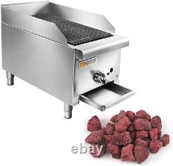 Commercial Gas Radiant Restaurant Kitchen Countertop Charbroiler 28000 BUT New