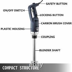 Commercial Immersion Blender Electric Handheld Mixer 16000RPM 350W 400mm Stick