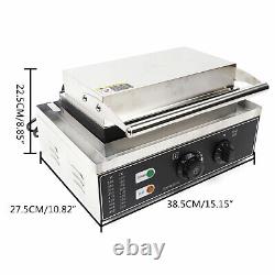 Commercial Kitchen Equipment Nonstick Electric Waffle Maker Machine 1500 W 110V
