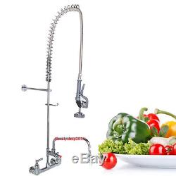 Commercial Kitchen Heavy Duty Pre-Rinse Faucet with 12 Add-On Faucet