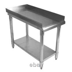 Commercial Kitchen Prep & Work Grill Stand 30x18, NSF Certified Steel Table