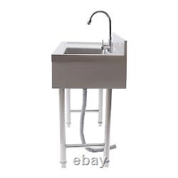 Commercial Kitchen Sink Stainless Steel Prep Table Sink For Catering Restaurant