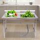 Commercial Kitchen Sink Stainless Steel Restaurant Sink 1/2 Compartment With Tap