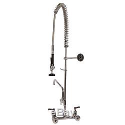 Commercial Kitchen Wall Mount Pre-Rinse Faucet with38 Flexible Copper Hose