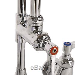 Commercial Kitchen Wall Mount Pre-Rinse Faucet with38 Flexible Copper Hose