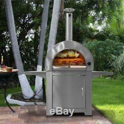 Commercial Outdoor Wood Burning(Fired) Pizza Oven (Single Door) 2x16 Pizzas