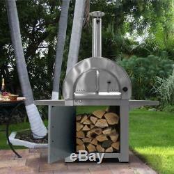 Commercial Outdoor Wood Burning(Fired) Pizza Oven (Single Door) 2x16 Pizzas
