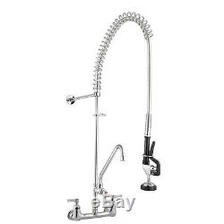 Commercial Pre-Rinse Faucet with 12 Add-On Faucet Kitchen Restaurant Dishwasher