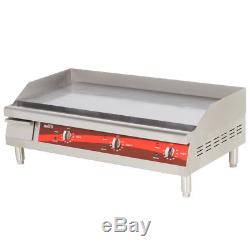 Commercial Restaurant Deli Electric Countertop Flat Top Grill Food Griddle Grill
