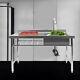 Commercial Sink & Prep Table Stainless Steel Thickened Catering Free-standing