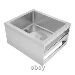 Commercial Sink Stainless Steel Floor Mount Kitchen Mop Service Sink 221912in