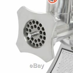 Commercial Stainless Steel 1HP Meat Grinder Blade Plate Sausage Stuffer FDA, 12#