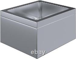 Commercial Stainless Steel Floor Mop Sink 19 x 22 x 12