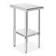 Commercial Stainless Steel Kitchen Food Prep Work Table 12 X 24