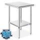 Commercial Stainless Steel Kitchen Food Prep Work Table 18 X 30