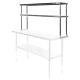 Commercial Stainless Steel Kitchen Prep Table Wide Double Overshelf 30 X 60
