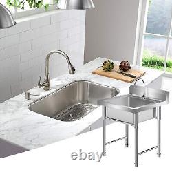 Commercial Stainless Steel Sink Outdoor Single-Bowl Utility Sinks functional