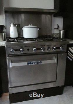 Commercial Stove Imperial Model IR-6 6 burner high capacity gas range