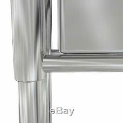 Commercial Utility 39 Stainless Steel Sink Silver for Outdoor/ Laundry Room New